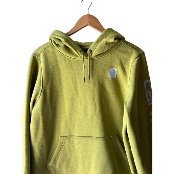 Carhartt Size XL Chartreuse Green Pullover Hoodie Sweatshirt - Picture 2 of 5